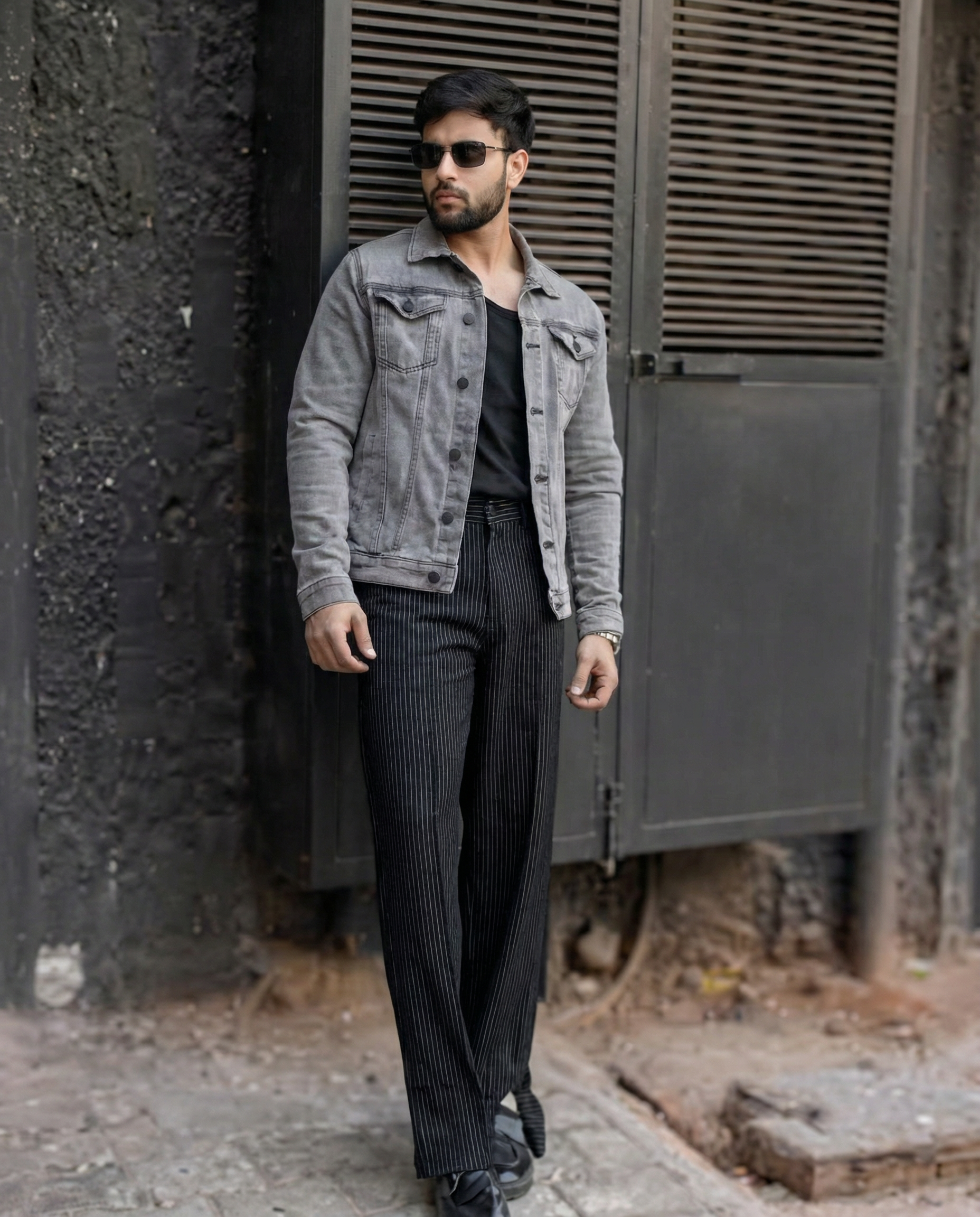 Narrow Pinstripe Trousers